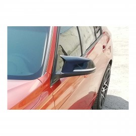 Capace oglinda tip Batman cu BMW Seria 3 F30 / F31 negru lucios