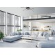 Plafoniera LED  24W, 2500lm cu lumina calda / neutra / rece, negru mat cu aspect modern