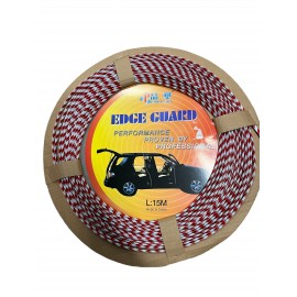 Rola ornament pentru usa rosu/alb