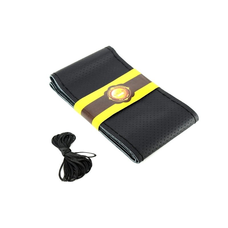Husa volan LUX FST01 cu ac si ata piele cu gaurele 2XL Husa volan LUX FST01 cu ac si ata piele cu gaurele 2XL