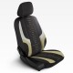 Set huse scaune auto Panda Kiev negru - bej