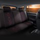 Set huse scaune auto Panda Kiev negru cu rosu