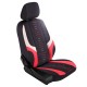 Set huse scaune auto Panda Kiev negru cu rosu