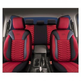Set huse scaune auto Panda Paris rosu negru