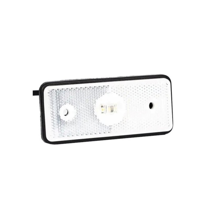 Lampa gabarit alba Fristom 110×45 LED 12-36V Lampa gabarit alba Fristom 110×45 LED 12-36V
