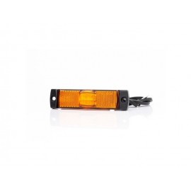 Lampa gabarit galbena Fristom 100×32 LED cu suport urechi 12-36V