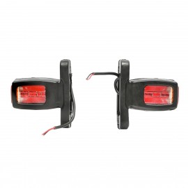 Lampa laterala de gabarit FR0130 cu LED 12-24V, rosu-alb-galben