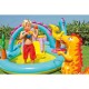 Piscina gonflabila Intex Dinoland pentru copii, cu accesorii