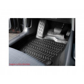 Covoare cauciuc stil tavita Fiat Doblo 2 dupa 2010