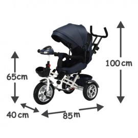 Tricicleta 4 in 1 cu sezut reversibil, muzica si lumini