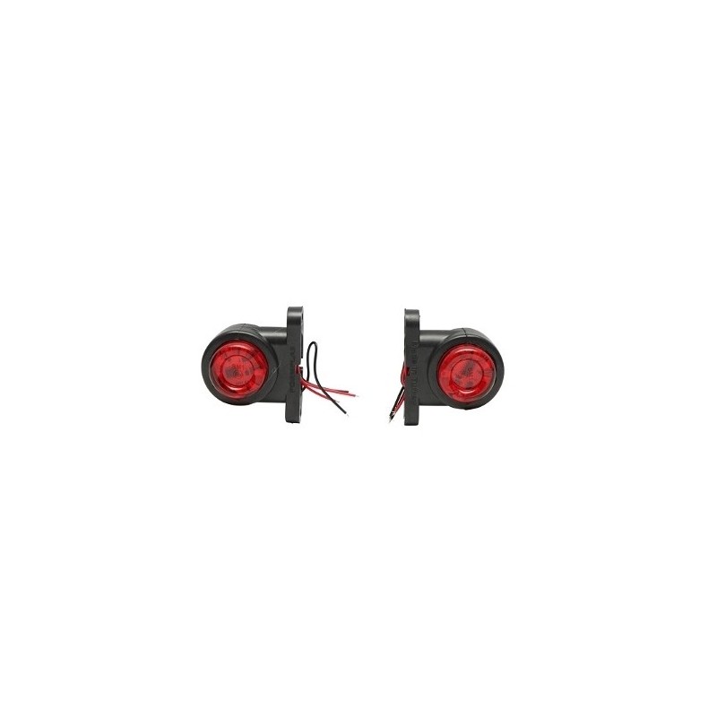 Lampa gabarit rotativ laterala LED alba rosu 12-24V FR1102