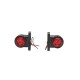 Lampa gabarit rotativ laterala LED alba rosu 12-24V FR1102