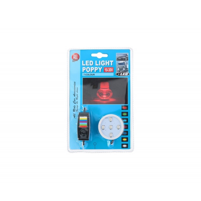 Aparat iluminat RGB LED odorizant Popy cu USB si telecomanda Aparat iluminat RGB LED odorizant Popy cu USB si telecomanda