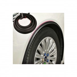 Set 2 ornamente protectie aripa din cauciuc culoare neagra