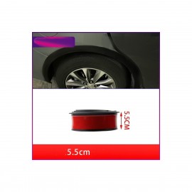 Set 4 ornamente protectie aripa din cauciuc culoare neagra