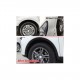 Set 4 ornamente protectie aripa din cauciuc culoare neagra