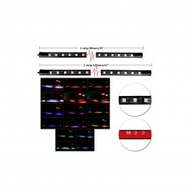 Kit banda LED SMD sub masina cu telecomanda