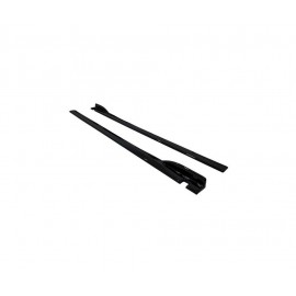 Set prelungiri ornament praguri laterale tuning 195cm negru lucios PRG1010-195