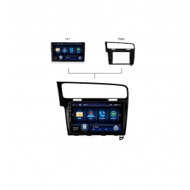 Rama navigatie 10 inch cu cablaj si modul canbus VW Golf VII 2012-2019