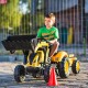 Tractor cu cupa de excavator cu pedale si remorca pentru copii