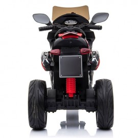 Motocicleta electrica 6V rosu cu negru pentru copii