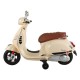 Motocicleta electrica Vespa cu motor de 30W si detalii realiste pentru copii