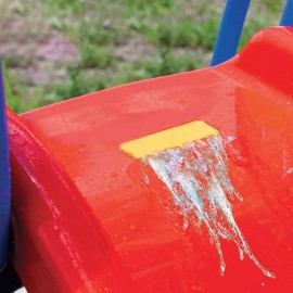 Tobogan pentru copii din plastic pliabil cu conectare la apa
