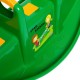Balansoar de plastic verde cu manere galbene si scaune