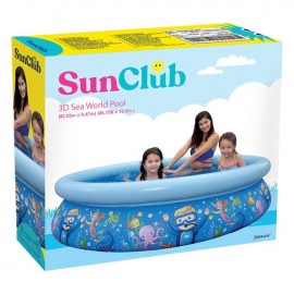 Piscina pentru copii cu lumea marina si scafandri