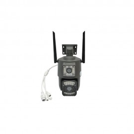 Camera de supraveghere lentila duala 8MP cu senzor de miscare