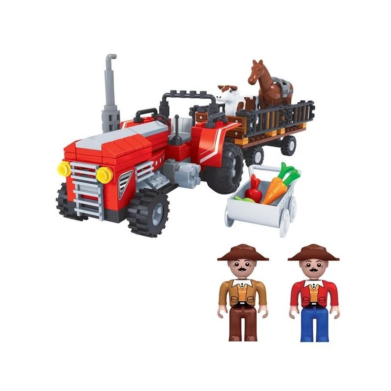 Piese pentru constructie tractor si figurine