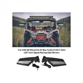 Set 2 oglinzi compatibile UTV sau Maverick X3 cu semnalizare FS-2019