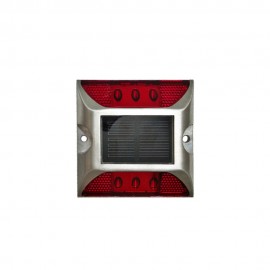 Buton reflectorizant stradal cu LED si incarcare solara