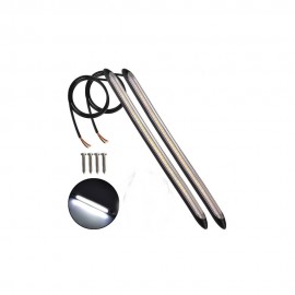 Set lumini LED DRL cu functie de semnalizare dinamica 16 cm