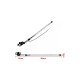 Antena ornament ATV 60cm LED RGB digital magic