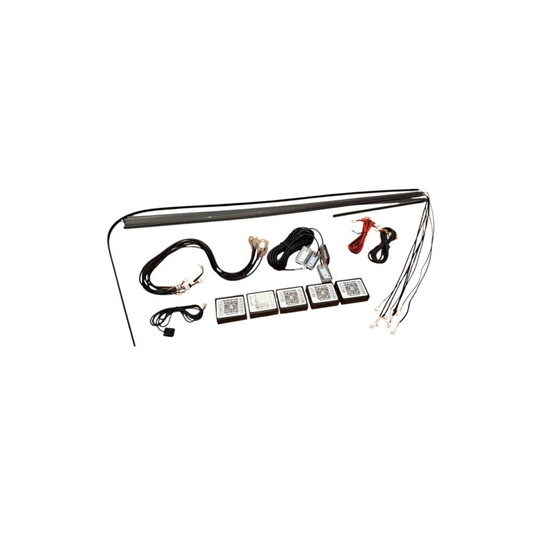 Set 20 lumini ambientale LED RGB digital