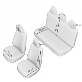 Huse scaun auto Umbrella pentru Audi Q3 2012-prezent