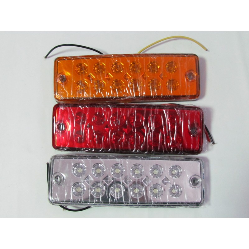 14 x 56 Lampa laterala 12 LED-uri 12v lumina galbena 14 x 56 Lampa laterala 12 LED-uri 12v lumina galbena