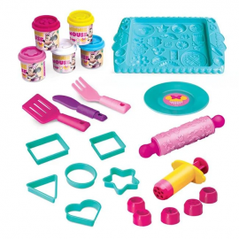 Plastilina DOH Minnie cu diferite forme de biscuiti