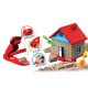 Set creativ in forma de casa cu nisip kinetic