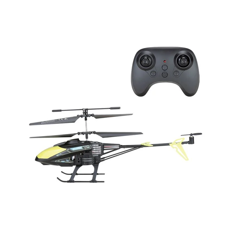 Elicopter negru cu telecomanda si lumini LED Elicopter negru cu telecomanda si lumini LED