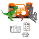 Set de joaca parc dinozauri cu lumini si sunet in forma de valiza