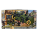 Set de joaca cu tanc militar, vehicule si soldati, lumina si sunet