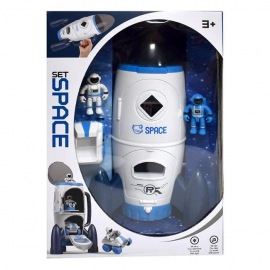 Set nava spatiala cu astronauti, lumina si sunet