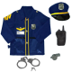 Costum de polistist pentru copii cu accesorii