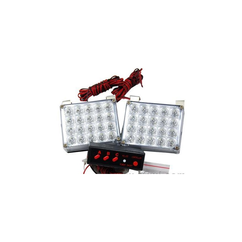 LAMPA LED STROBOSCOPICA 51028 lumina rosie/albastra