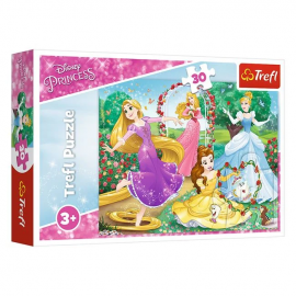 Puzzle cu printese in gradina