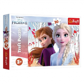 Puzzle cu Anna si Elsa