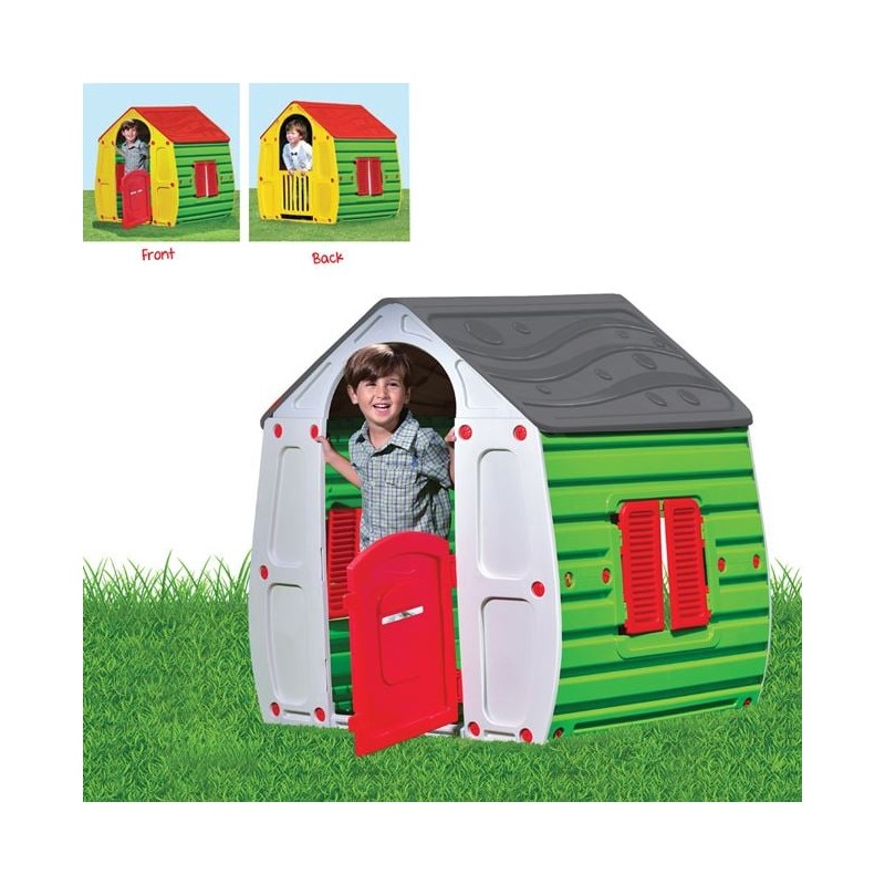 Casuta colorata de exterior pentru copii Casuta colorata de exterior pentru copii