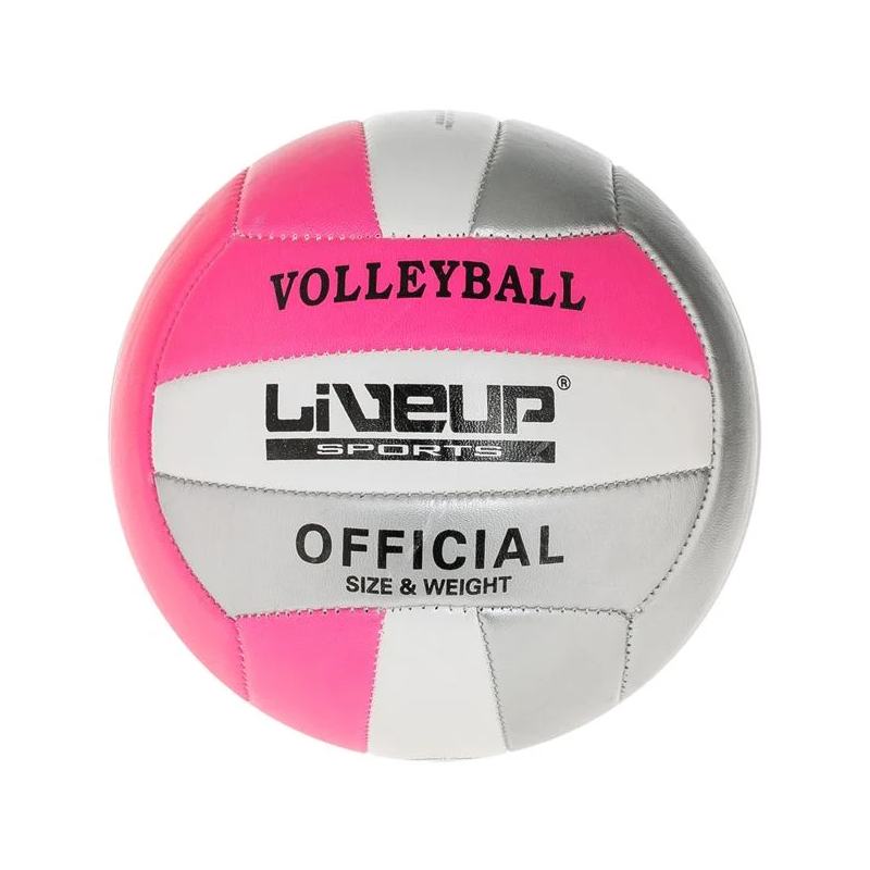 Minge de volei alba, fucsia si gri nr.2 Minge de volei alba, fucsia si gri nr.2
